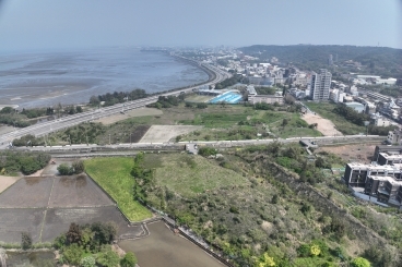 朝山變33案市地重劃空拍圖