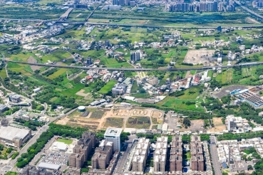 中油油庫市地重劃區空拍圖